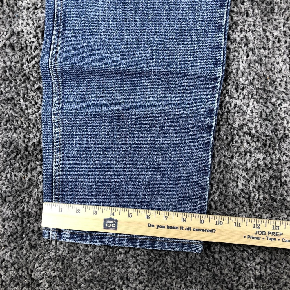 Vintage Roundhouse Jeans Mens 36x32 Blue Regular Straight Denim Workwear USA - Picture 8 of 11